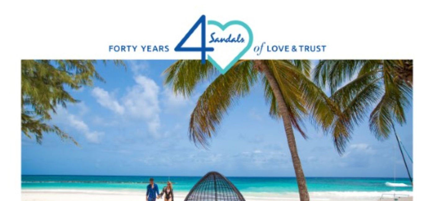 Image: Sandals 40 years (Sandals 40 years)