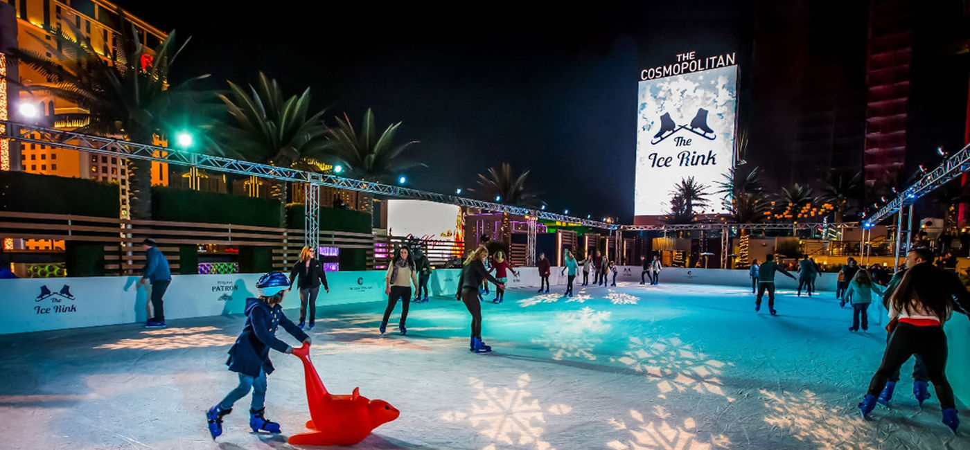 Image: The Ice Rink at The Cosmopolitan of Las Vegas. (photo courtesy of The Cosmopolitan of Las Vegas)