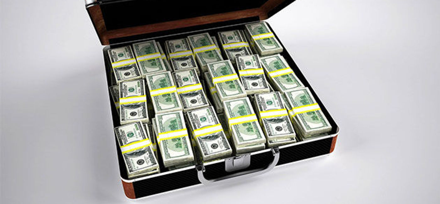 Image: PHOTO: Suitcase full of money. (photo via Pixabay)