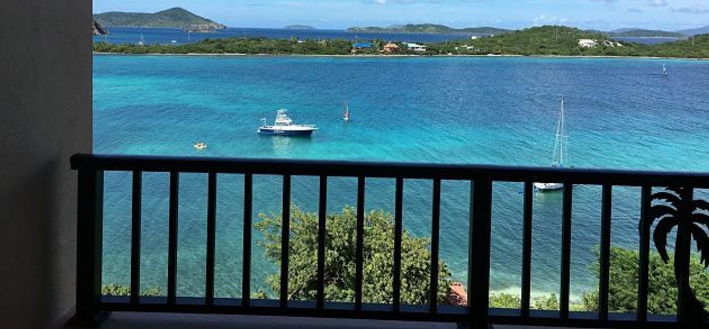 Image: PHOTO: A stress-melting balcony view at the Ritz-Carlton, St. Thomas, USVI. (photo by Gary Crow)