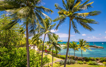 The beautiful view from La Cr&#233;ole Beach Hotel & Spa