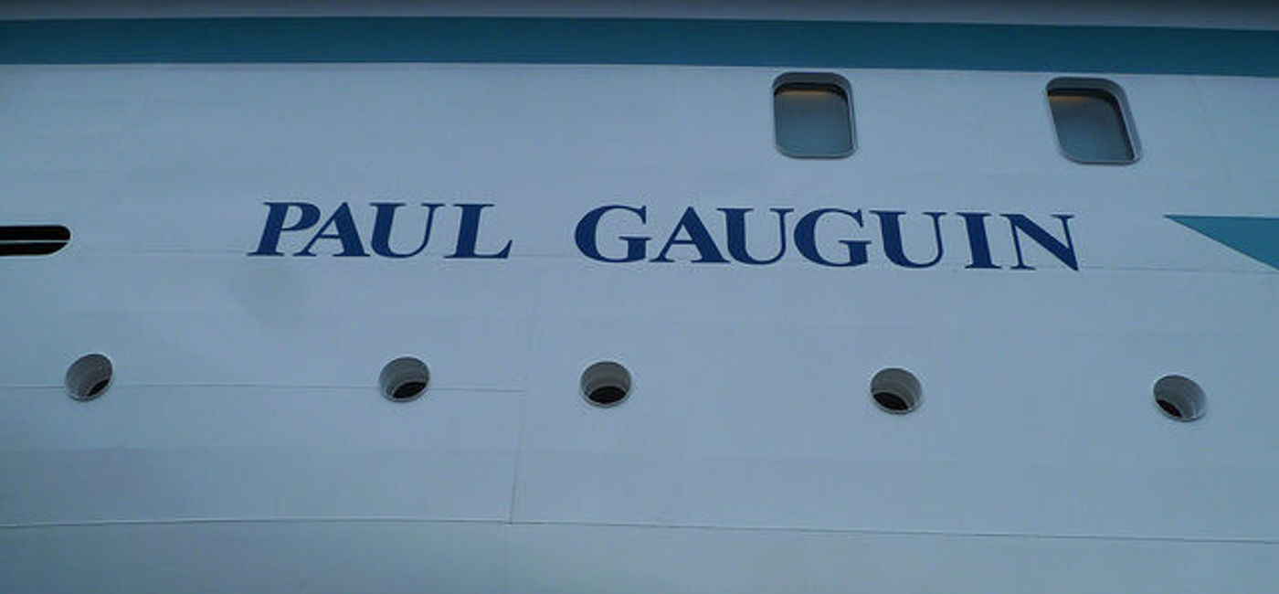 Image: PHOTO: A Paul Gauguin cruise ship (Photo via Flickr/Michael R Perry)