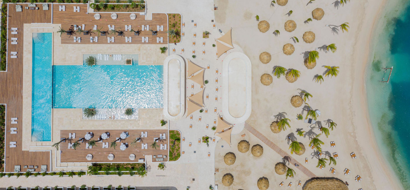 Image: Aerial view of the new Curio Curacao Resort (photo via Hilton) ((photo via Hilton))