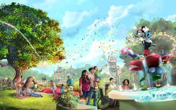 CenTOONial Park, Toontown, Disneyland, Minnie, Mickey