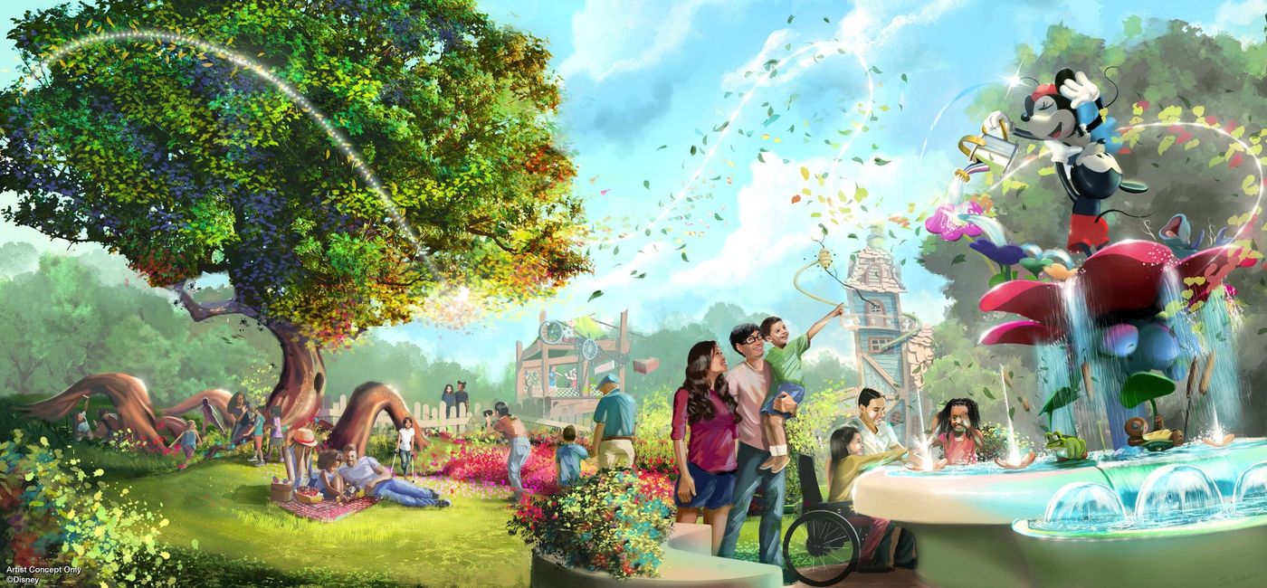 Image: A rendering of the new CenTOONial Park coming to a reimagined Mickey's Toontown in 2023. (photo courtesy of Disneyland Resort)