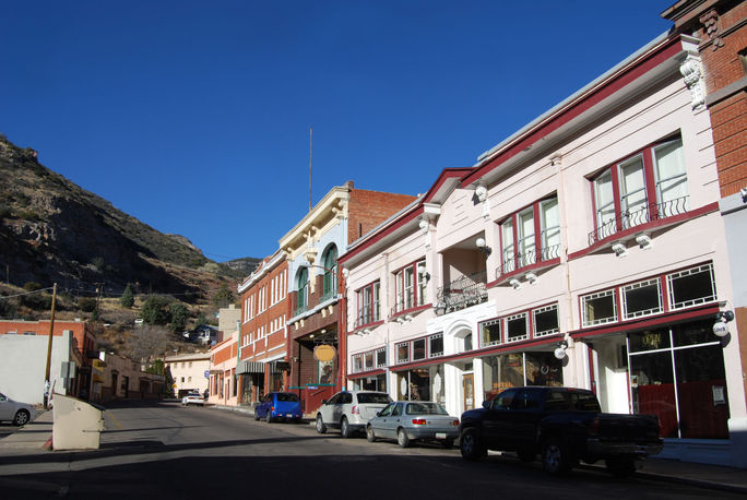 Main street of Bisbee, Arizona Main street of Bisbee, Arizona