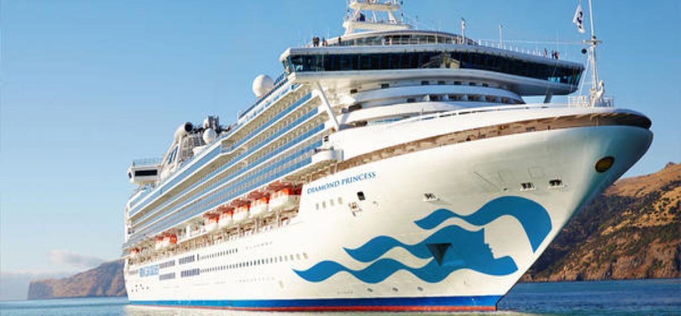 Image: PHOTO: Exterior of Diamond Princess. (photo via Princess Cruises)