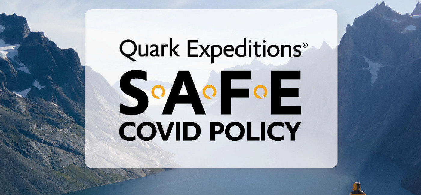 Image: Quark Expeditions' S.A.F.E. COVID Policy. (Photo courtesy of Quark Expeditions)