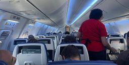 Southwest Airlines, cabin, flight attendant, southwest cabin, southwest flight attendant, plane cabin