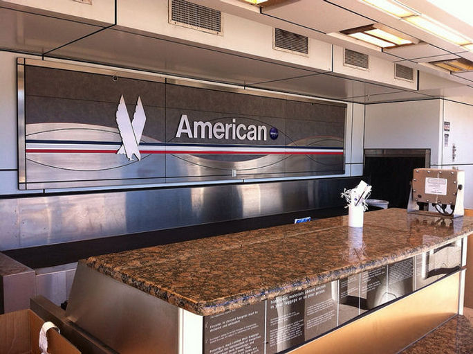 American Airlines ticket counter
