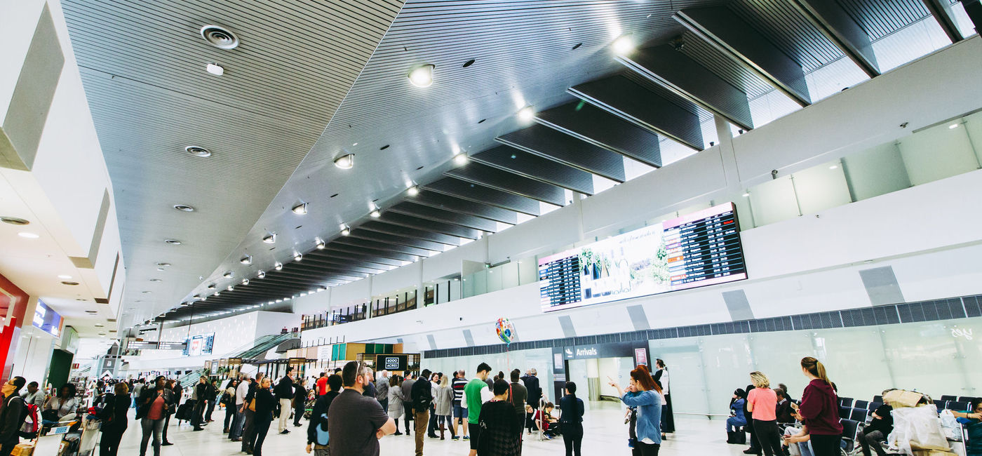 Image: Perth Airport in Western Australia. (Photo Credit: bee32/iStock Editorial/Getty Images Plus)