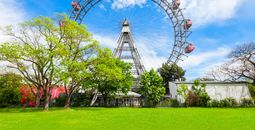 Prater park in Vienna