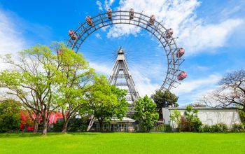 Prater park in Vienna