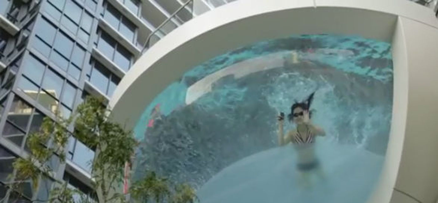 Image: Show off all the fun at Vancouver's One Pacific Google pool.  (Courtesy INSIDER)