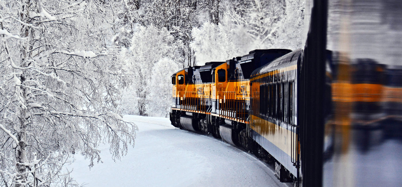 Image: PHOTO: Aurora Winter Train. (photo via Alaska Railroad)