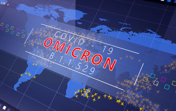 COVID-19, Omicron, variant, global, air traffic, map, world