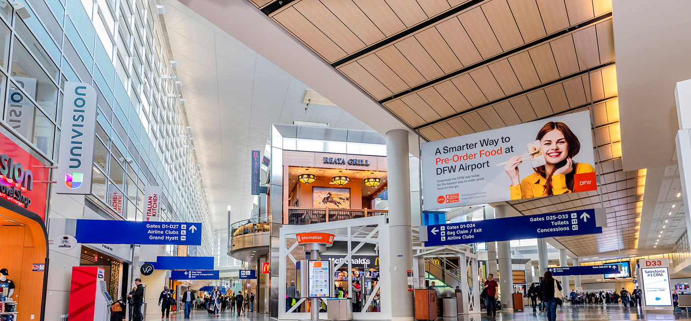 Image: Dallas-Fort Worth International Airport. (photo courtesy of DFW Airport) (Airport DFW)