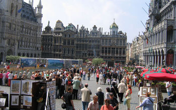Tourists, Brussels, Belgium