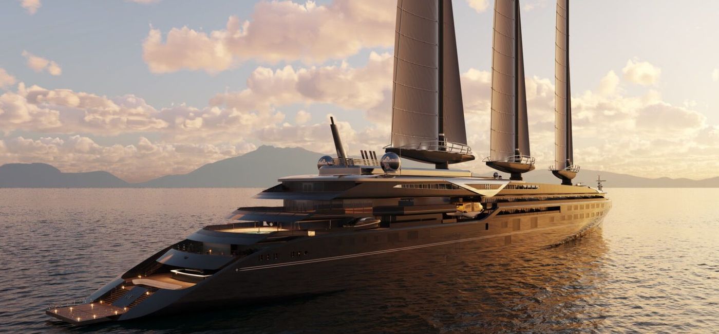 Image: 3D rendering of the Orient Express Silenseas. (photo via Martin Darzacq at Accor Media)