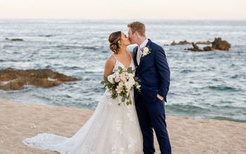 Wedding couple on the beach