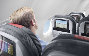 American Airlines' in-flight entertainment.