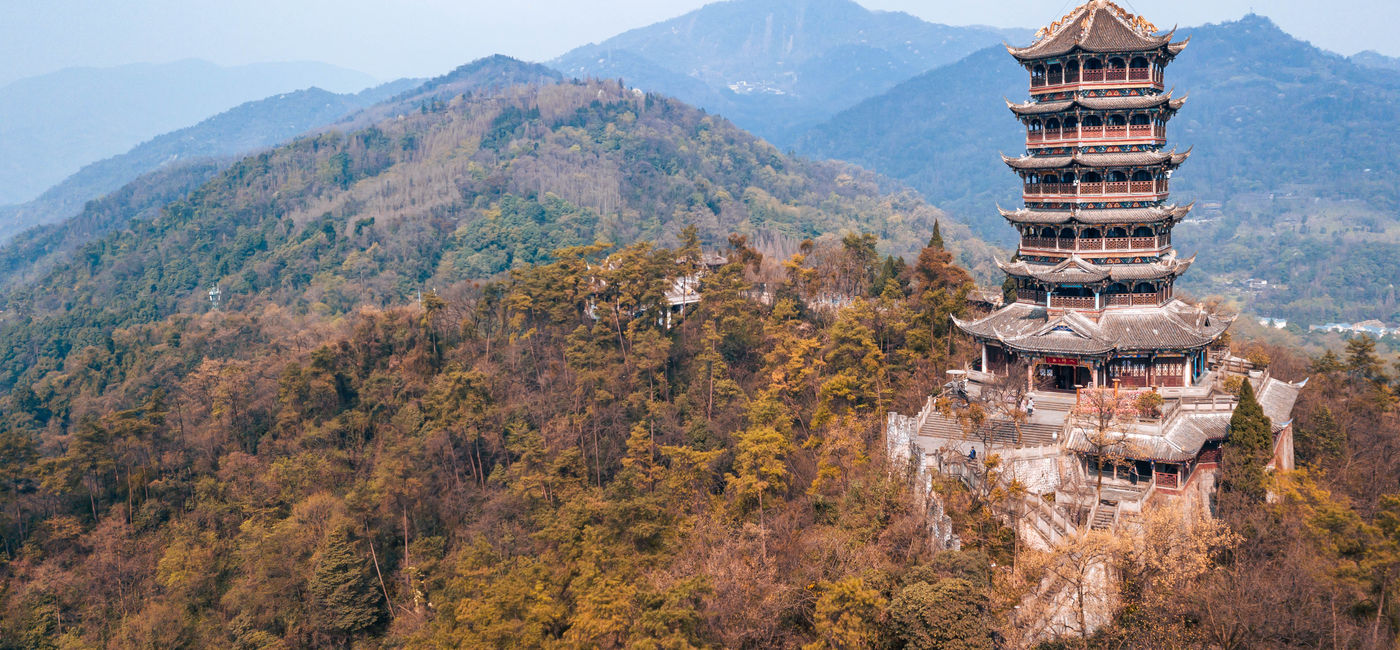 Image: Mount Qingcheng, China, one of the mountains that are important to Taoism in the country. (photo via Dmytro Kvasnetskyy / iStock / Getty Images Plus) (Photo Credit: (photo via  Dmytro Kvasnetskyy / iStock / Getty Images Plus))