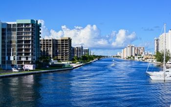 The Intracoastal Waterway in Fort Lauderdale, Florida