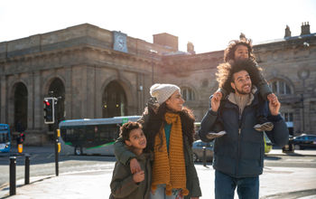 Sunny day in the city.