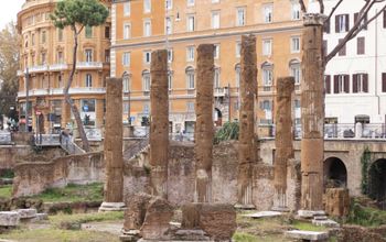 Sacred Area, roman ruins, Rome, Fortuna, ruins, temples
