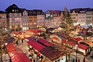 Christmas market in Bratislava, Slovakia