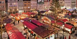 Christmas market in Bratislava, Slovakia