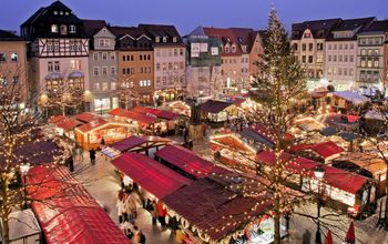 Christmas market in Bratislava, Slovakia