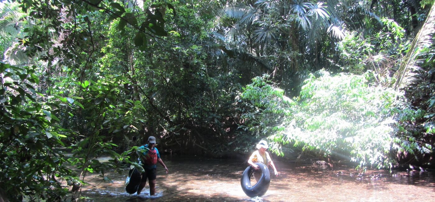 Image: River tubing is a popular Belize activity. (Photo by Brian Major)