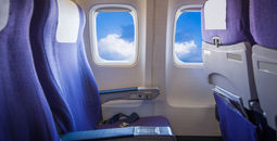 Plane seats.