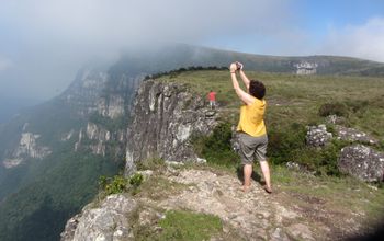 Cliffs at the Xingu River in Brazil