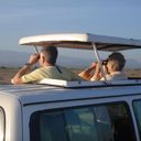 Collette travelers on a safari in Rift Valley Province, Kenya. Collette, tour operators, Rift Valley Province, Kenya