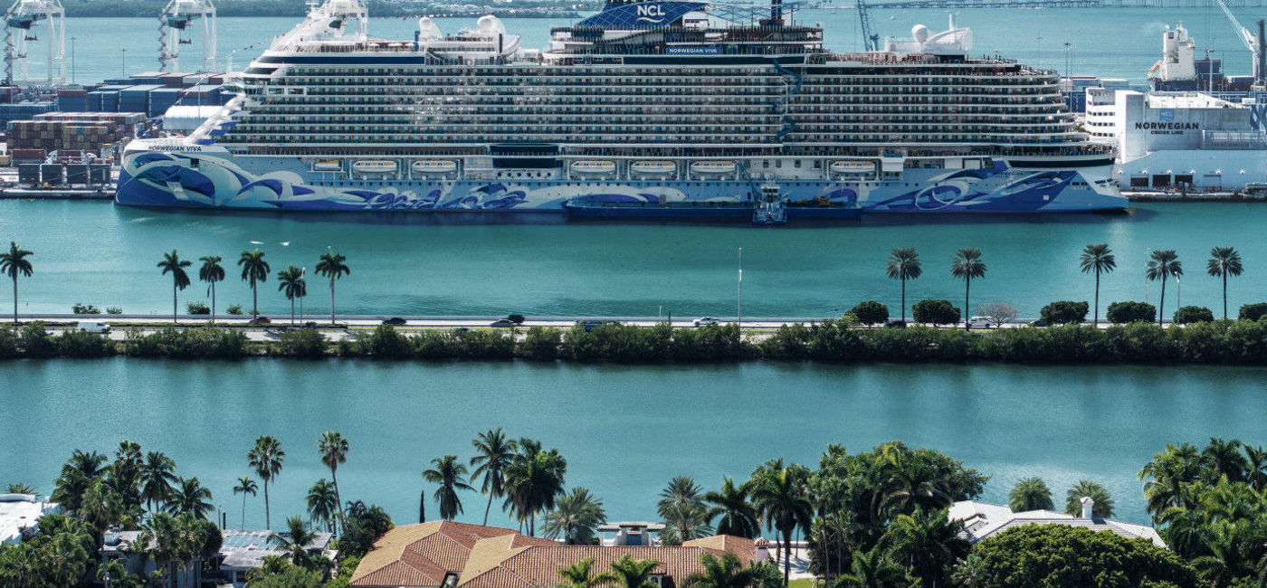 Image: Norwegian Viva docked in Miami. (Photo Credit: Norwegian Cruise Line)