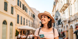 Traveler in Greece