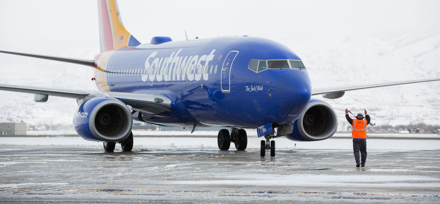 Image: PHOTO: Southwest Airlines jet at Salt Lake City International Airport, Utah. (Photo courtesy of Southwest Airlines)