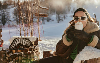 Club Med, ski resort, woman in the snow