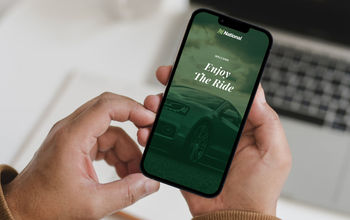 The improved National Car Rental App.