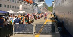 Cruise, ships, passengers, lines, security, docks, boarding, embarkation, crowds