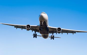 An Airbus A330 approaching the runway