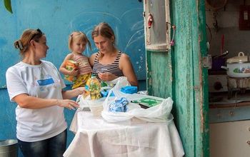 Ukraine relief work by SOS Children's Villages