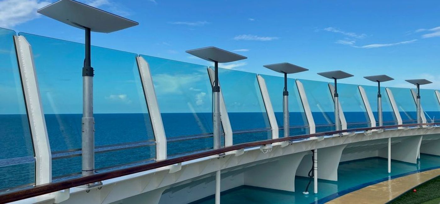 Image: Royal Caribbean Group is installing Elon Musk's Starlink internet system on its entire fleet. (Royal Caribbean Group)