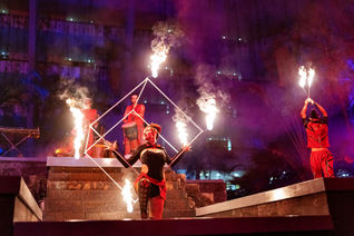 Fire & Drums Show at Oasis Hotels & Resorts