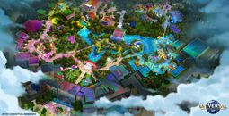 Rendering of Universal Kids Resort.