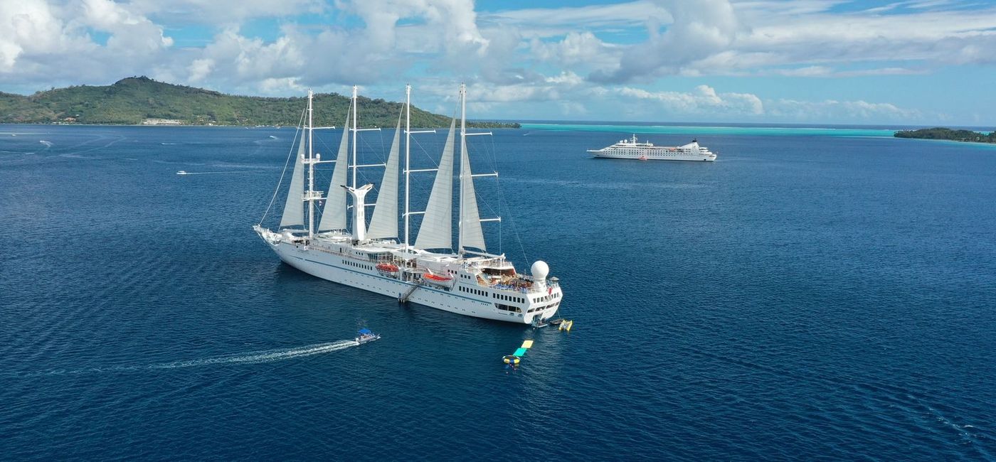 Image: Windstar Cruises' Star Breeze ship. (photo via Windstar Cruises) (Photo Credit: (photo via Windstar Cruises))