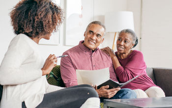 couple getting professional consultation
