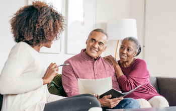 couple getting professional consultation